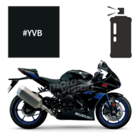 Peinture en spray suzuki glass sparkle black 1000 gsx-r 2012-2015/2017