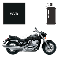 Peinture en spray suzuki glass sparkle black intruder m800 2011-2016