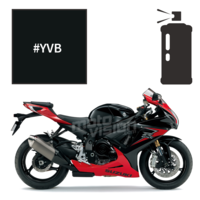 Peinture en spray suzuki glass sparkle black 750 gsx-r 2011-2014
