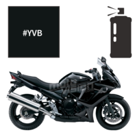 Peinture en spray suzuki glass sparkle black 650 gsx-f 2010-2015