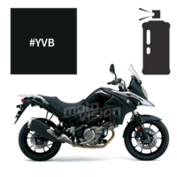 Peinture en spray suzuki glass sparkle black 650 v-strom 2012/2016-2017