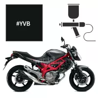 Peinture suzuki glass sparkle black sfv 650 gladius 2011-2016