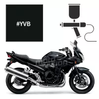 Peinture suzuki glass sparkle black gsf 1250 bandit n & s 2012-2016