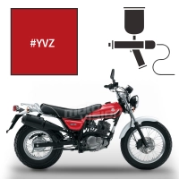 Peinture tricouche suzuki pearl mira red rv 125 vanvan 2013-2015