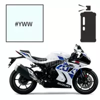 Peinture tricouche en spray suzuki pearl glacier white 1000 gsx-r 2013-2019