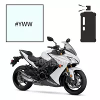 Peinture tricouche en spray suzuki pearl glacier white 1000 gsx-f 2018-2019