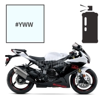 Peinture tricouche en spray suzuki pearl glacier white 750 gsx-r 2013-2014/2018-2019