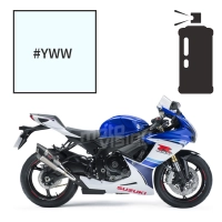 Peinture tricouche en spray suzuki pearl glacier white 750 gsx-r 2016 30th anniversary ed.