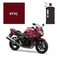 Peinture tricouche en spray suzuki candy daring red 1250 gsf bandit 2016