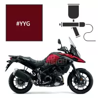 Peinture tricouche suzuki candy daring red 1000 v-strom 2019