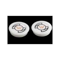 Capsules pour patins de protection plastique blanc