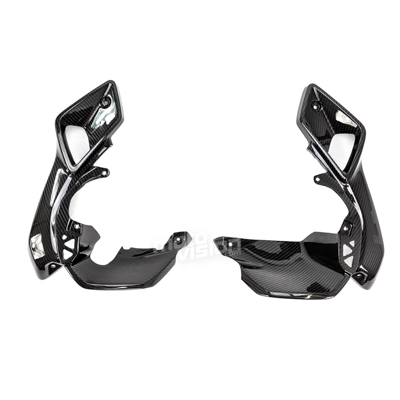 Caches sur entrée d'air carbone bmw r1200gs r1250gs 2013-2016