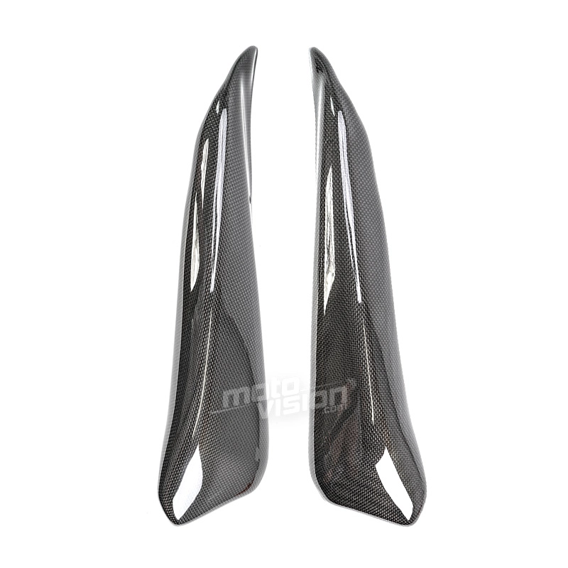 Paire de caches silencieux thermiques. carbone ducati hypermotard