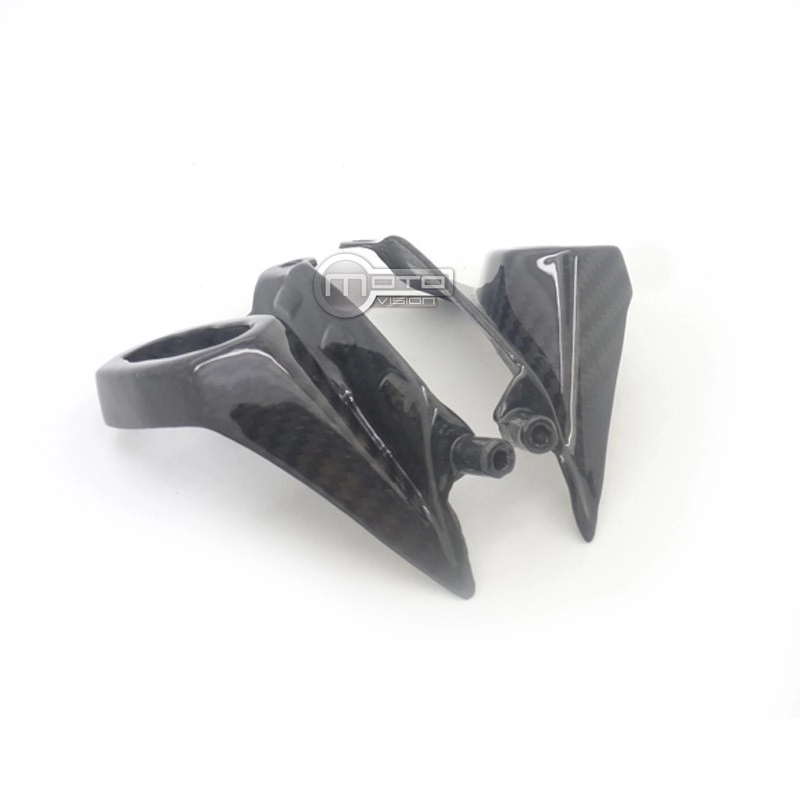 Supports clignotants sur tête de fourche carbone kawasaki z1000 2014-