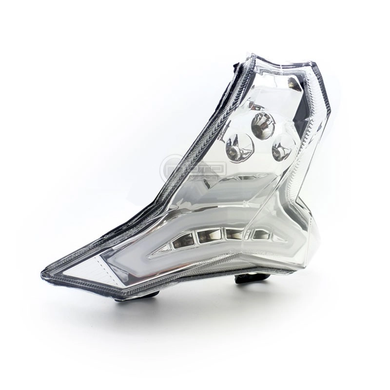 Fanale Posteriore A LED Con Freccia Integrata Per Kawasaki ZX-6R 636 Z750S Z1000 2003-2006 - Lente Fumé 12V