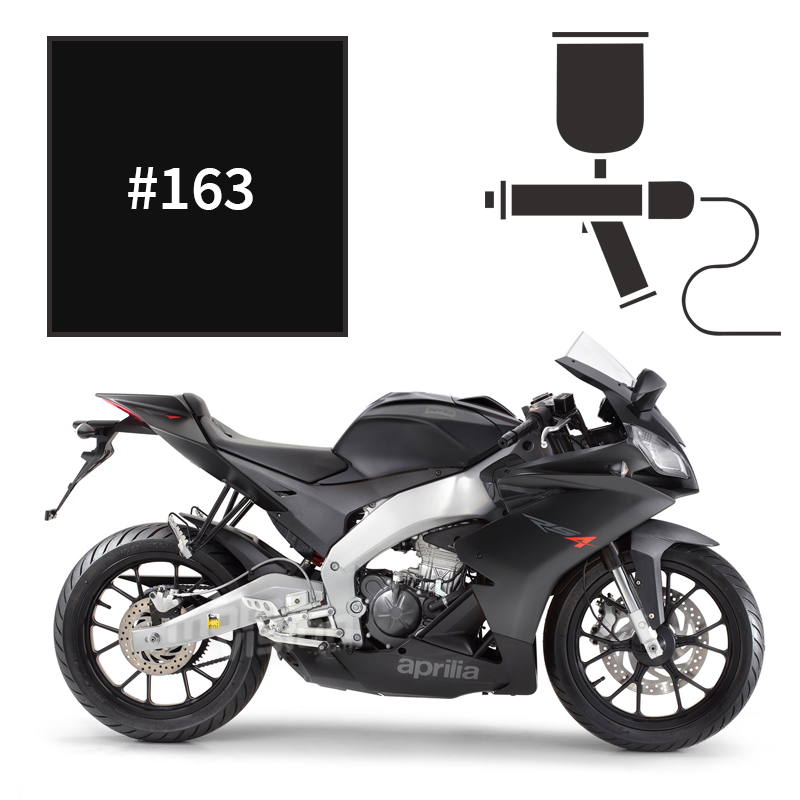 Peinture matt diablo black pour aprilia rs 4 125 2013-2018