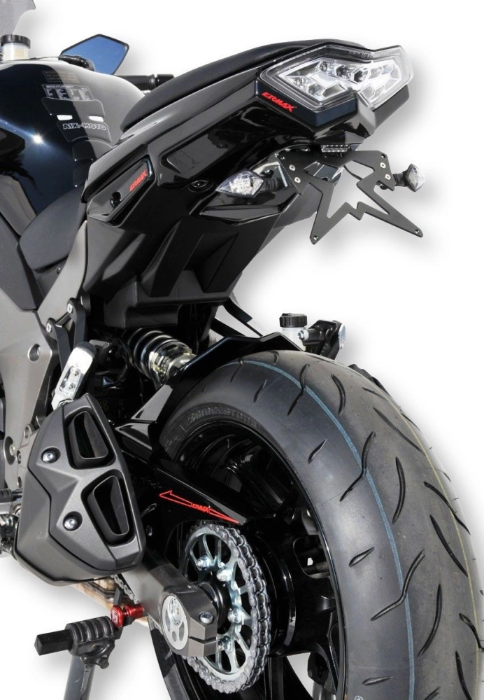 Support de plaque ermax pour kawasaki z1000 sx / ninja 1000 2011-2016