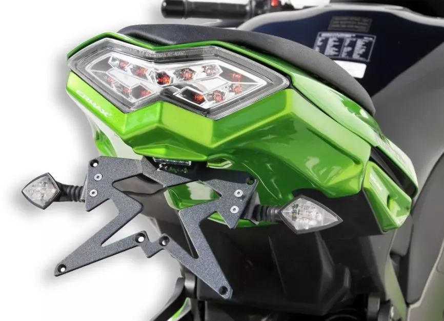 Support de plaque ermax pour kawasaki z1000 sx / ninja 1000 2011-2016