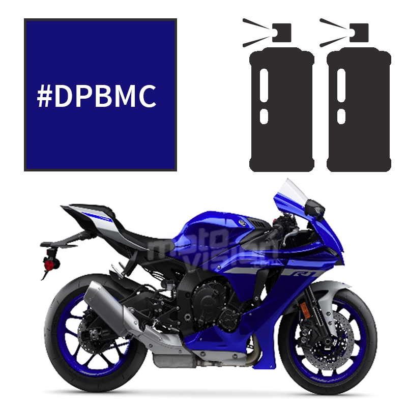 Bomboletta Spray Vernice Auto Yamaha MDPBM1 MAT DARK PURPLISH BLUE Metallic – 400 Ml, Alta Copertura E Asciugatura Rapida