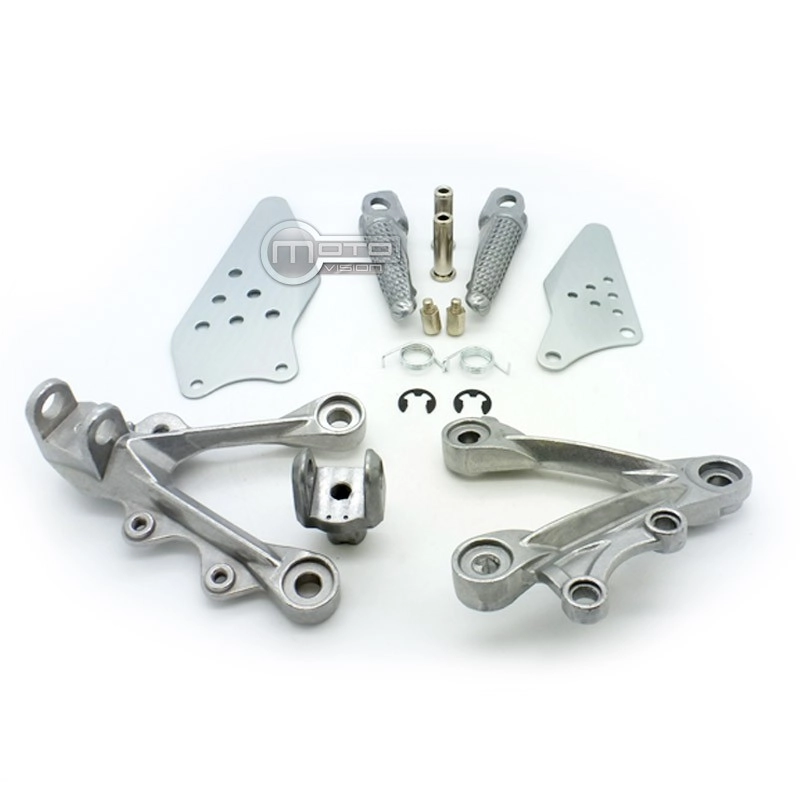 Kit platines reposes pieds avants origine pour kawasaki zx6 09-..