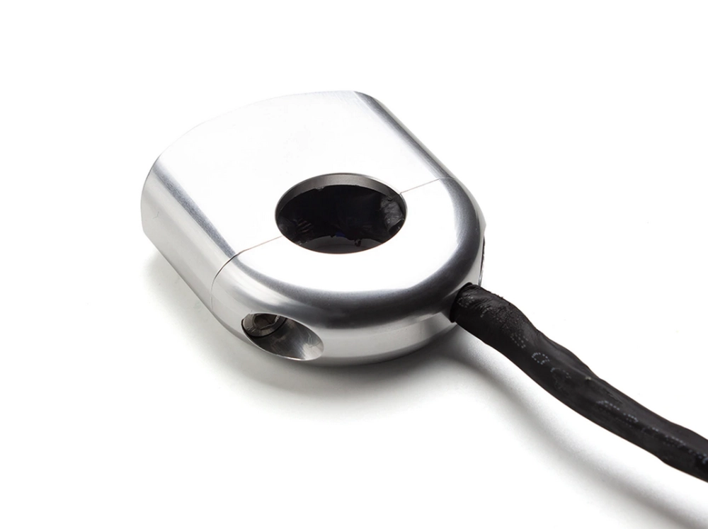 Commodo 22mm aluminium cnc 1 on/off - 2 poussoirs
