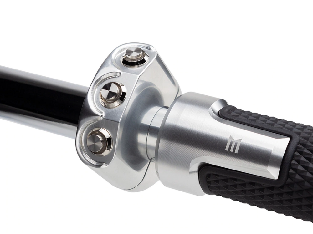 Commodo 22mm aluminium cnc 1 on/off - 2 poussoirs