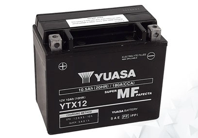 Batterie yuasa ytx12-bs  (cbtx12-bs / cbtx12bs / btx12 / fbtx12)