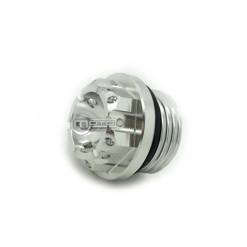 Bouchon moteur racing en aluminium pour ducati
