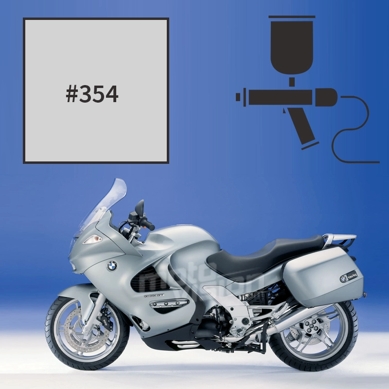 Peinture bmw titan silver k 1200 gt 2005