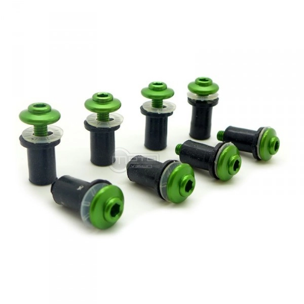 Kit de fixation pour bulle noir en diamètre 4mm