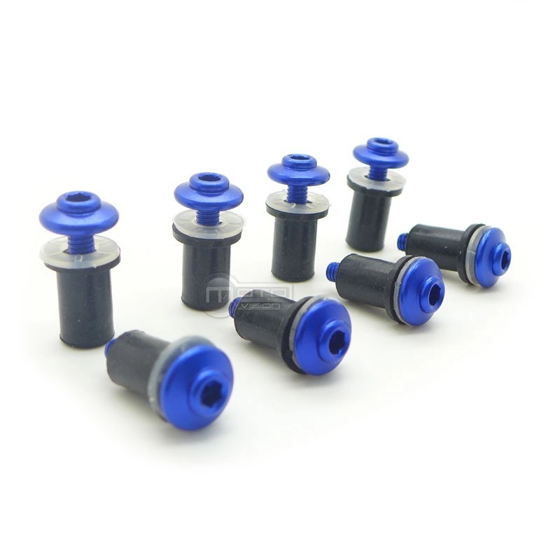 Kit de fixation pour bulle noir en diamètre 4mm