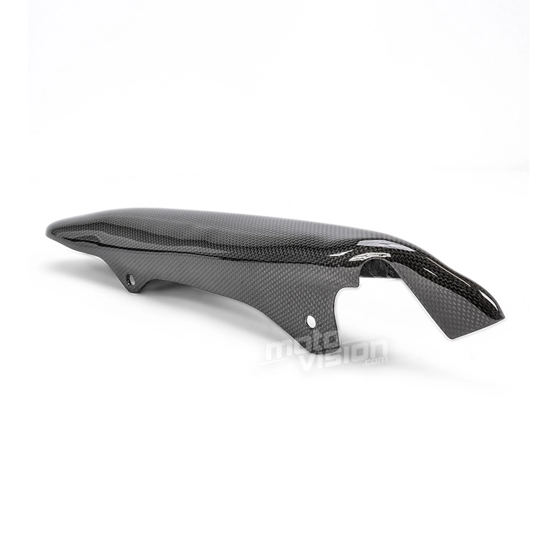 Paire de caches silencieux thermiques. carbone ducati hypermotard
