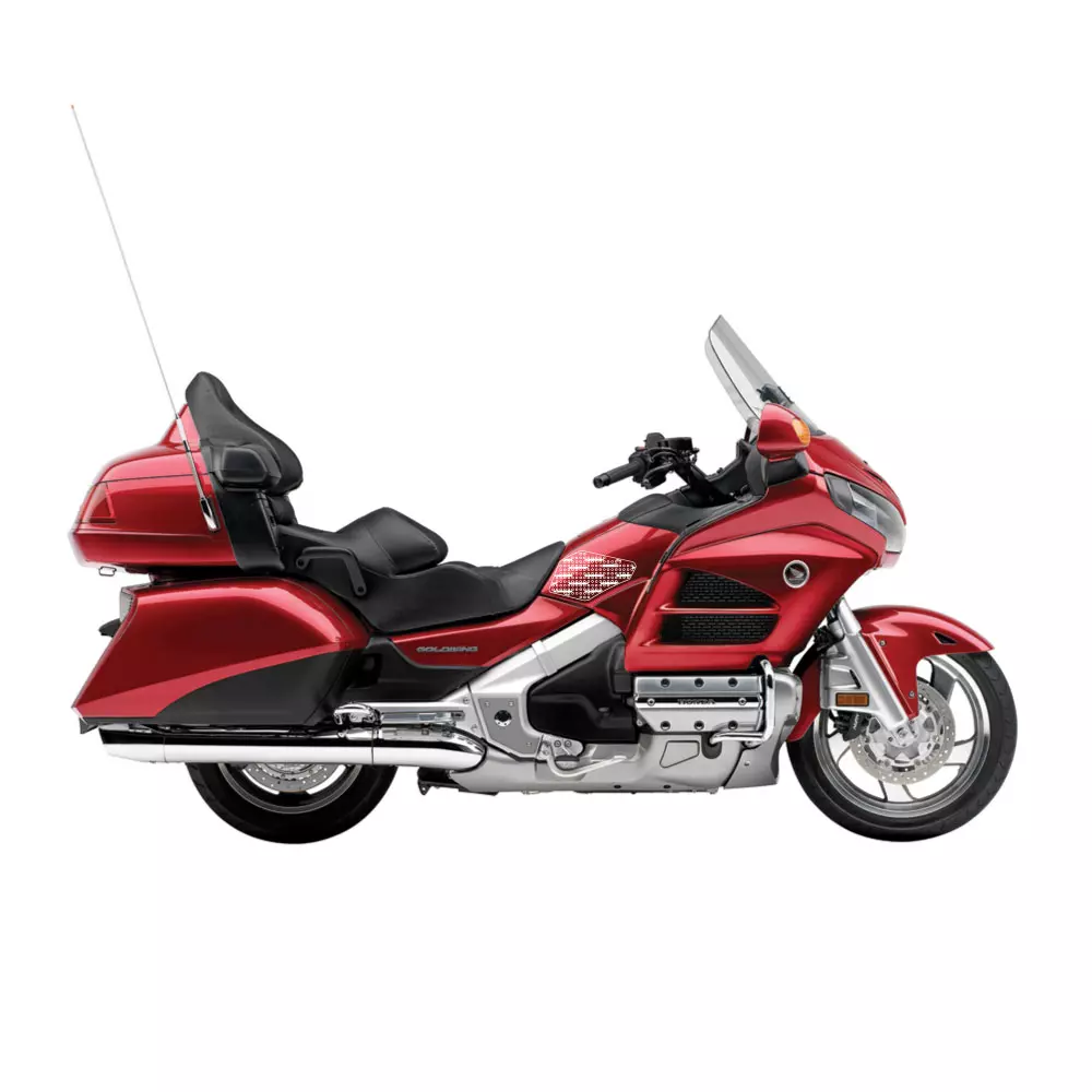 Kit antidérapant transparent stompgrip honda goldwing gl1800 / f6b ( 12-16 )
