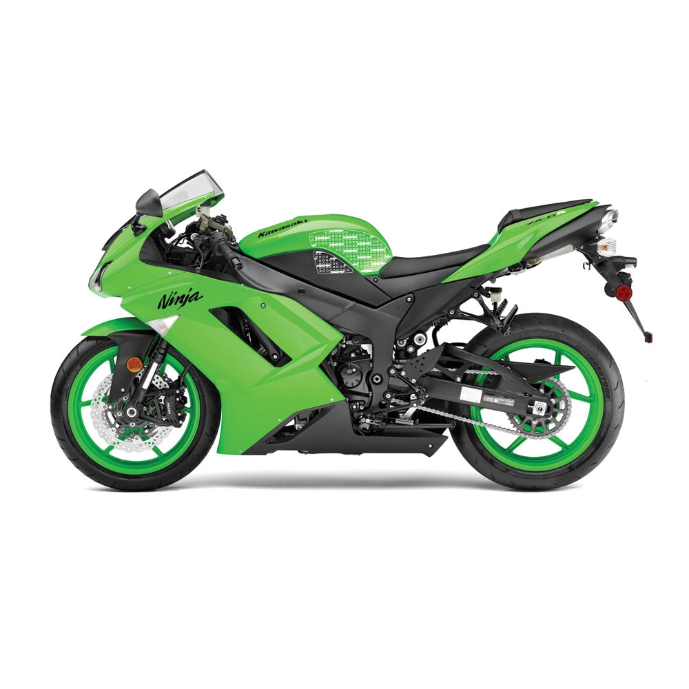 Kit antidérapant transparent stompgrip kawasaki zx-6r ( 07-08 )