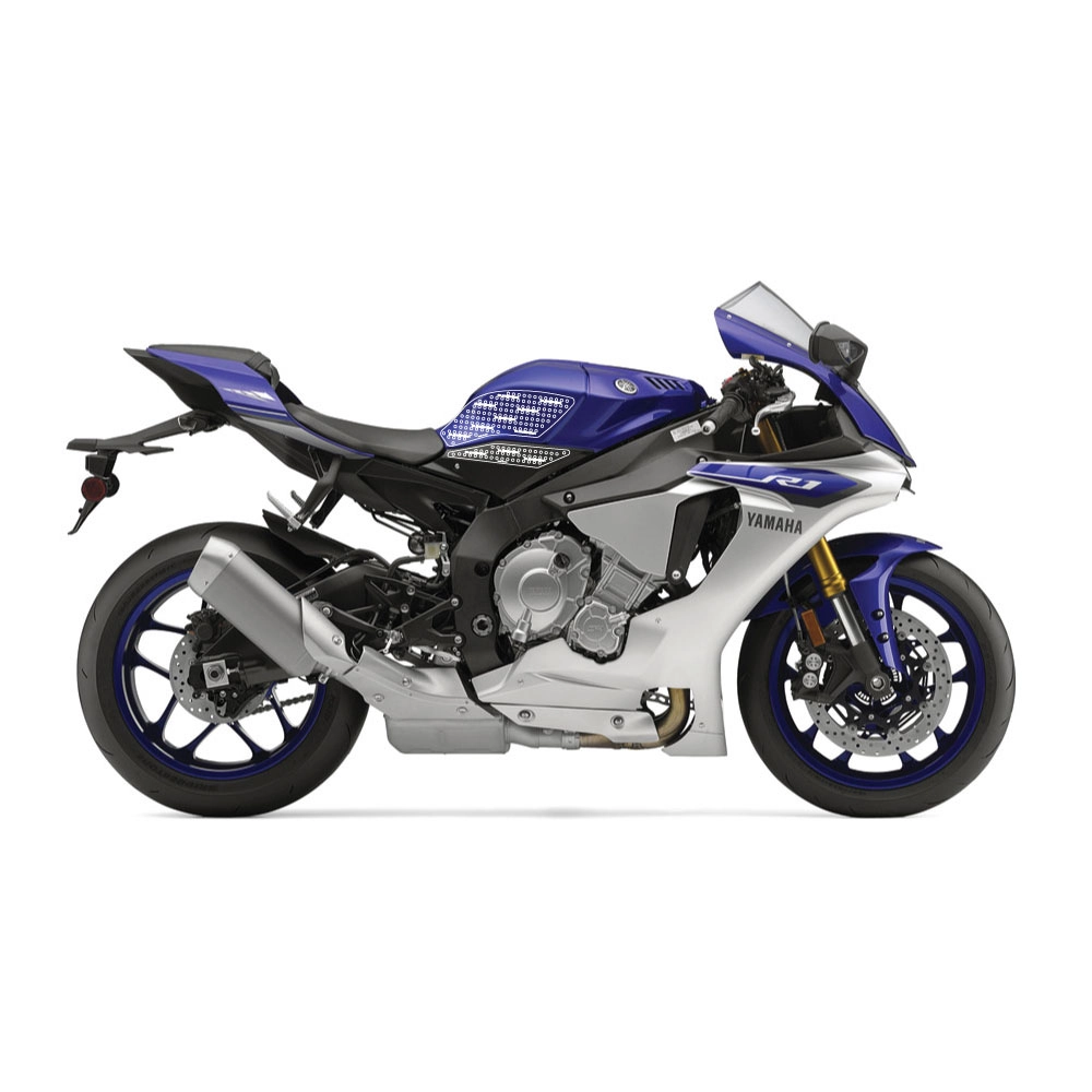 Kit antidérapant noir stompgrip yamaha yzf-r1 / s / m 2015-2020