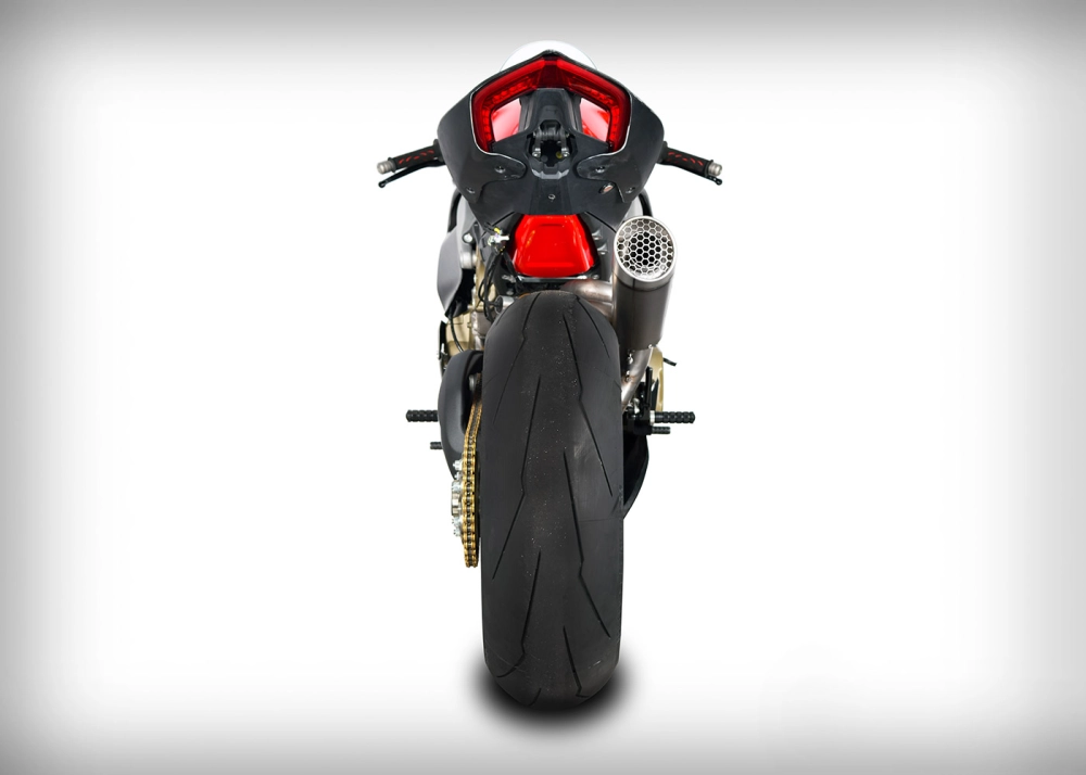 Demi ligne spark ducati panigale v4r / v4 2018-2019 modèle grid-o / finition titane