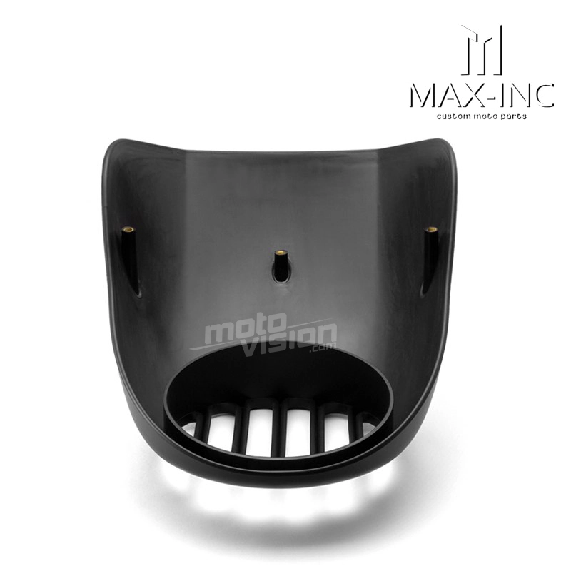 Carénage de phare avant noir "prison" pour harley sportster dyna fx xl fork