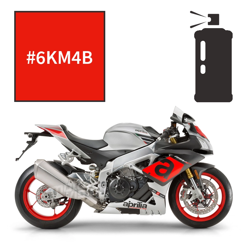 Peinture tricouche en spray rosso corsa fluorescent aprilia rsv4 rr 2015-2018