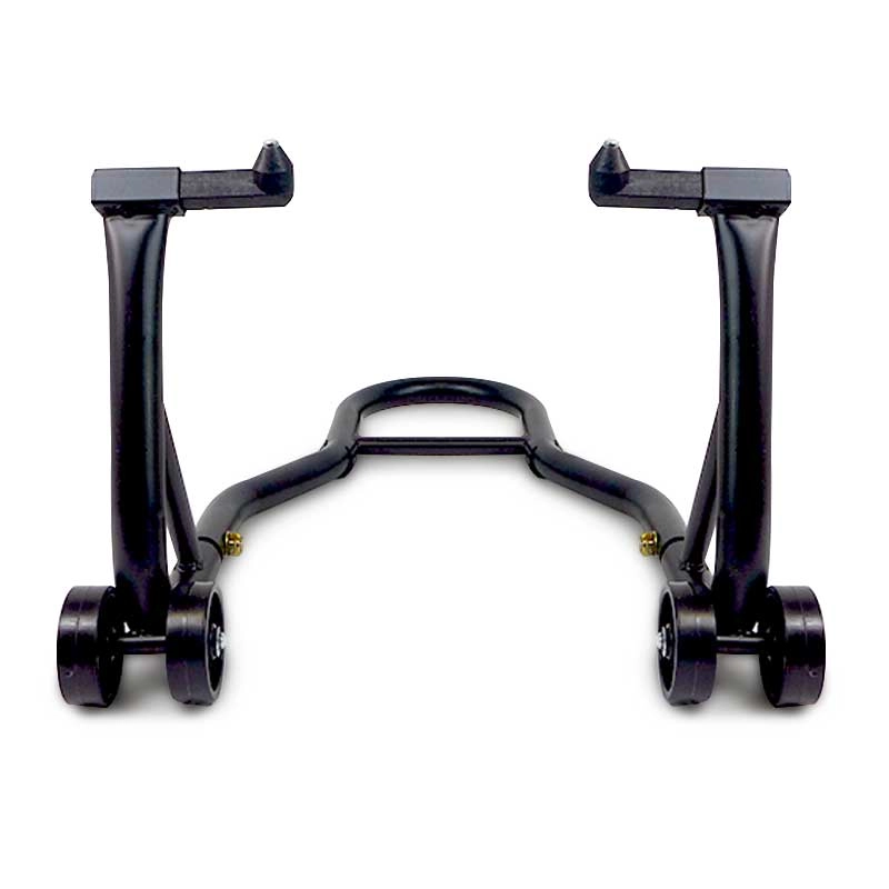 Béquille d'atelier moto roue avant sous fourche