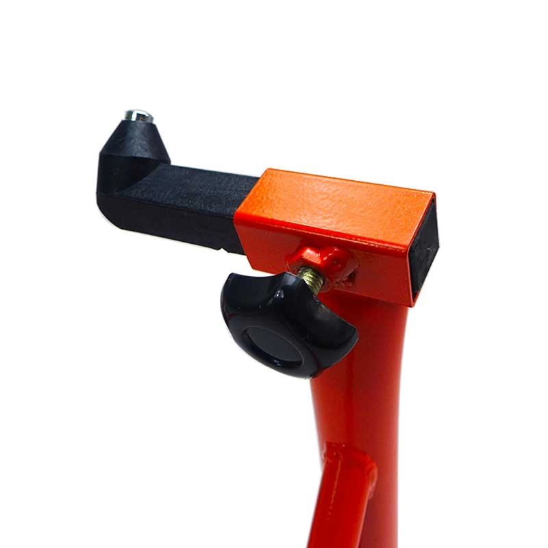 Béquille d'atelier moto roue avant sous fourche