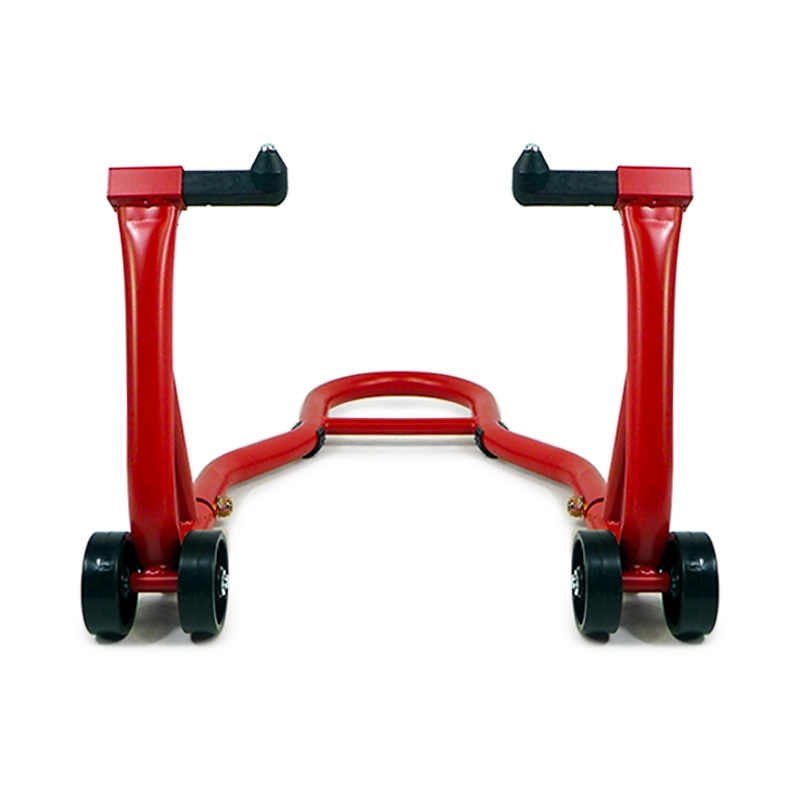 Béquille d'atelier moto roue avant sous fourche