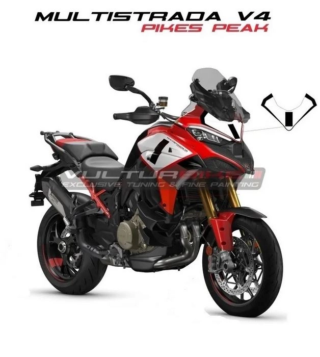 Stickers Voor Achter Frame Decal Wielnaaf Reflecterende Velg Stickers Voor DUCATI MULTISTRADA 620 950 1000 1200 1260 V4 V2 EVO(Color:A