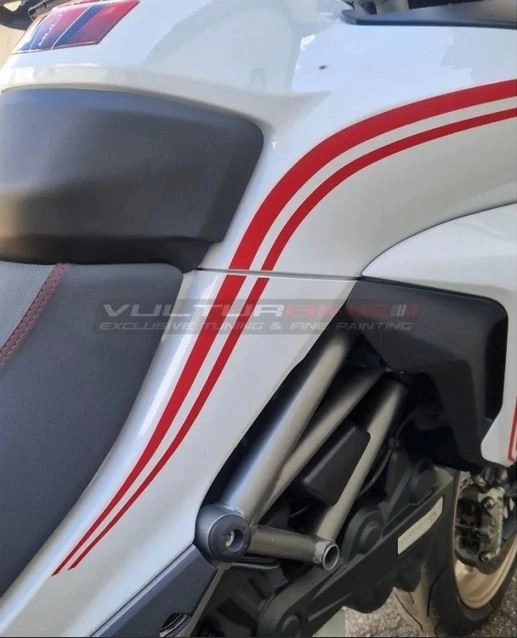 Exclusif Kit Autocollant Résine 3D Compatible Moto Ducati Monster 696