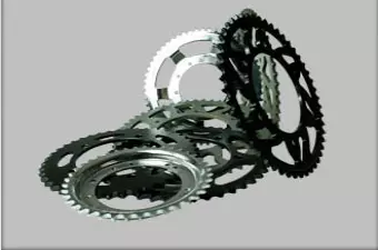 Couronne alu pour hondacbr.1000'04/07 42  520 cbr.600.rr'03/07