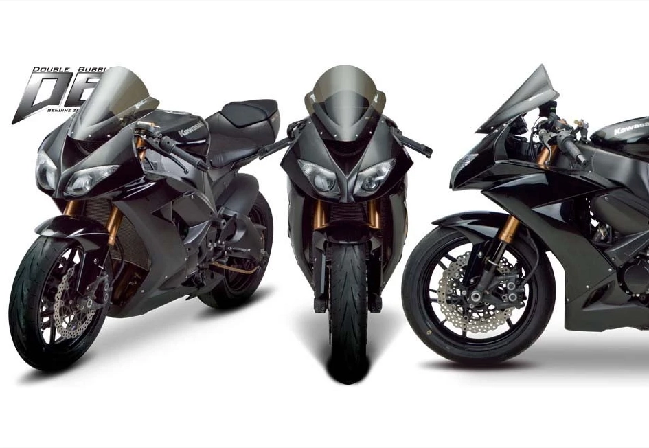 Double Bubble Screen Zero Gravity Kawasaki ZX-6R / ZX636 2009-2018