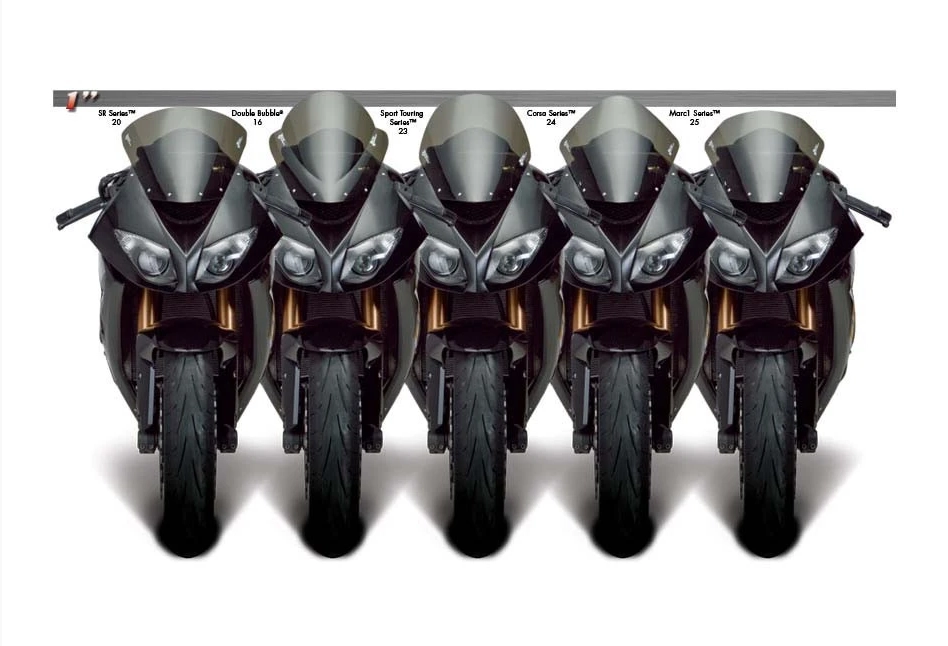Double Bubble Screen Zero Gravity Kawasaki ZX-6R / ZX636 2009-2018