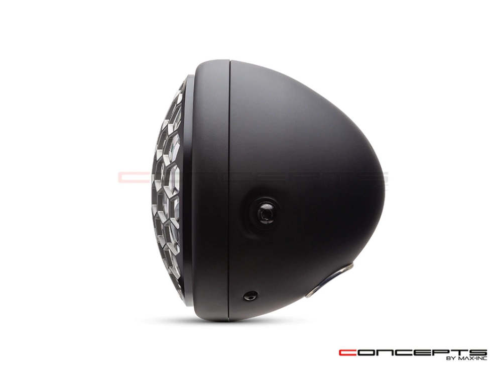Phare avant led 7,7" phare et code honeycomb grill