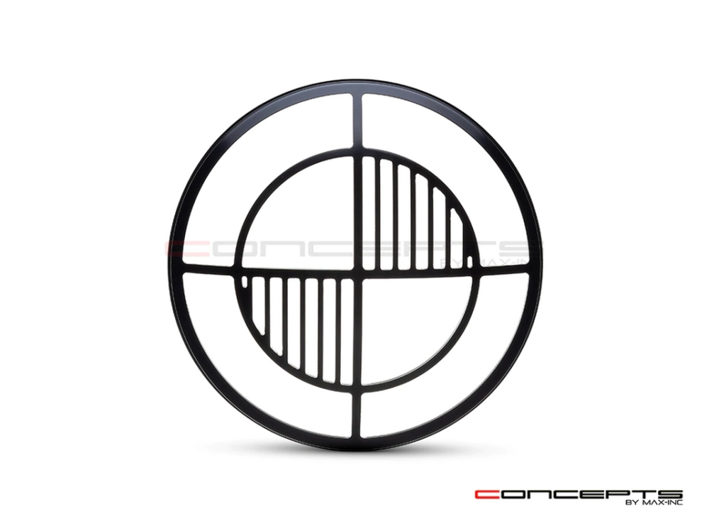 Grille de phare  7" aluminium cnc beemer grill design