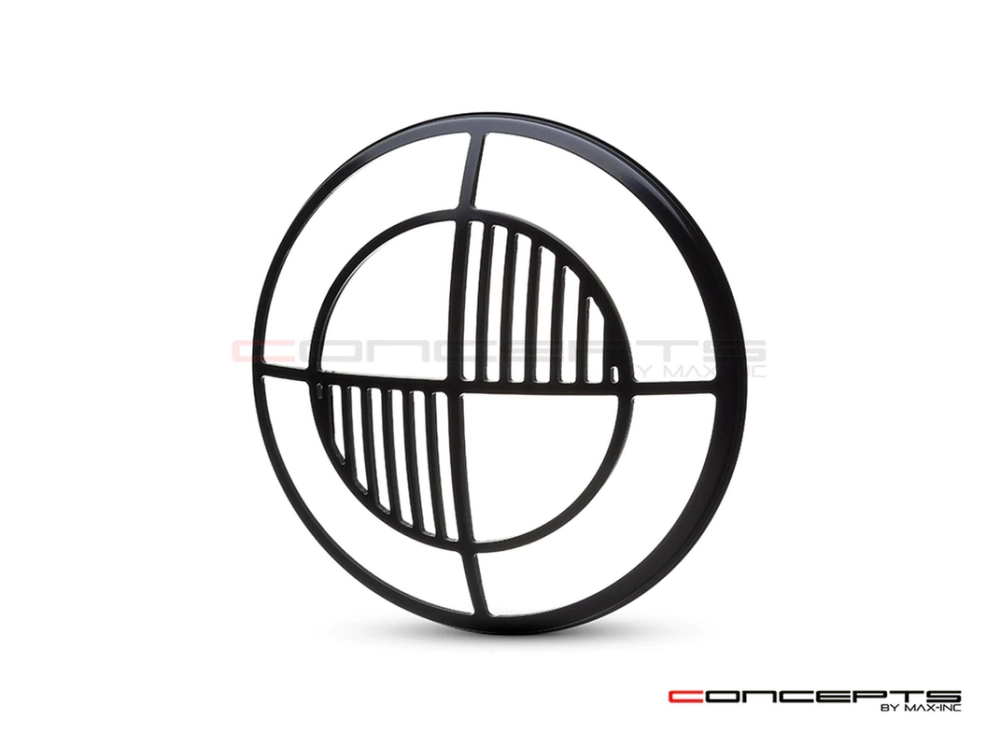Grille de phare  7" aluminium cnc beemer grill design