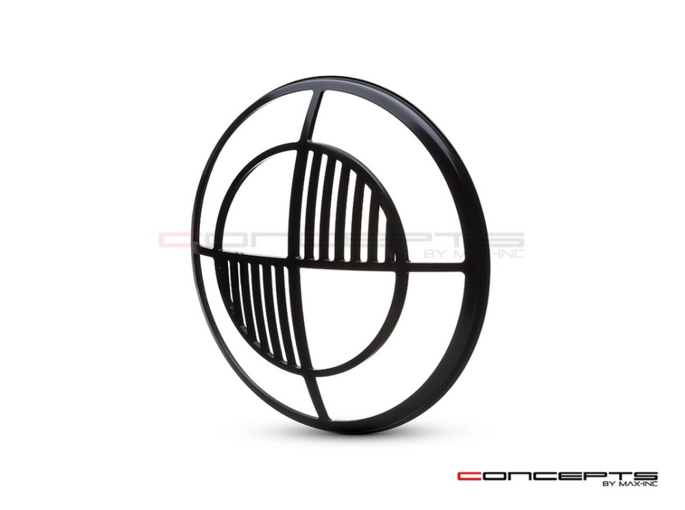 Grille de phare  7" aluminium cnc beemer grill design